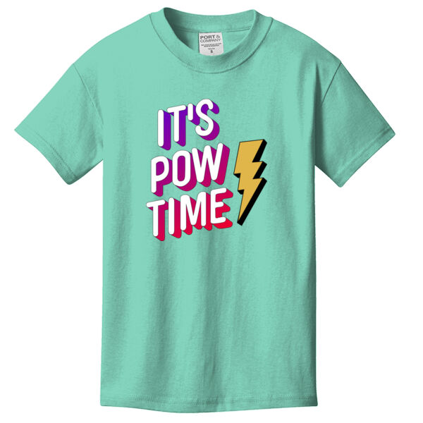 Port & Company® Youth Beach Wash® Garment-Dye Tee POW TIME Thumbnail